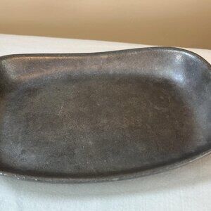 Vintage Wilton Armetale Small Oblong Serving Bowl Pub‎ Renaissance Props